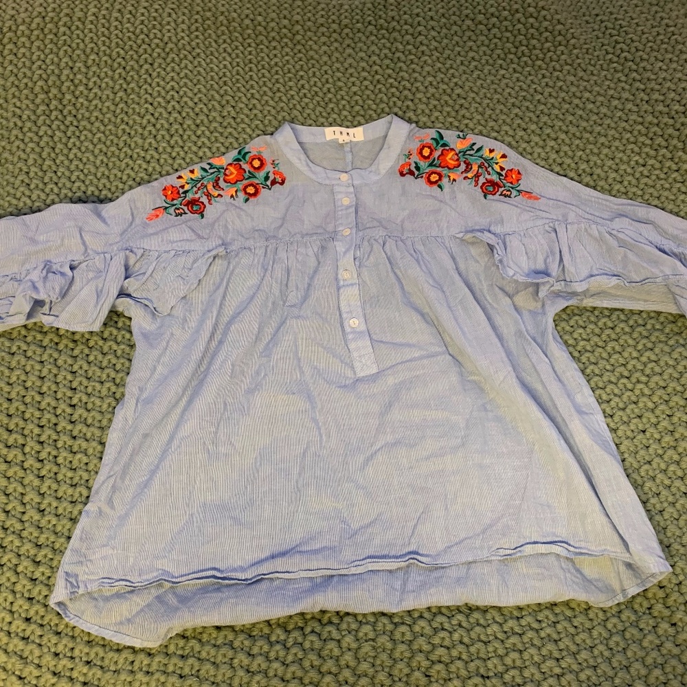 Blue blouse